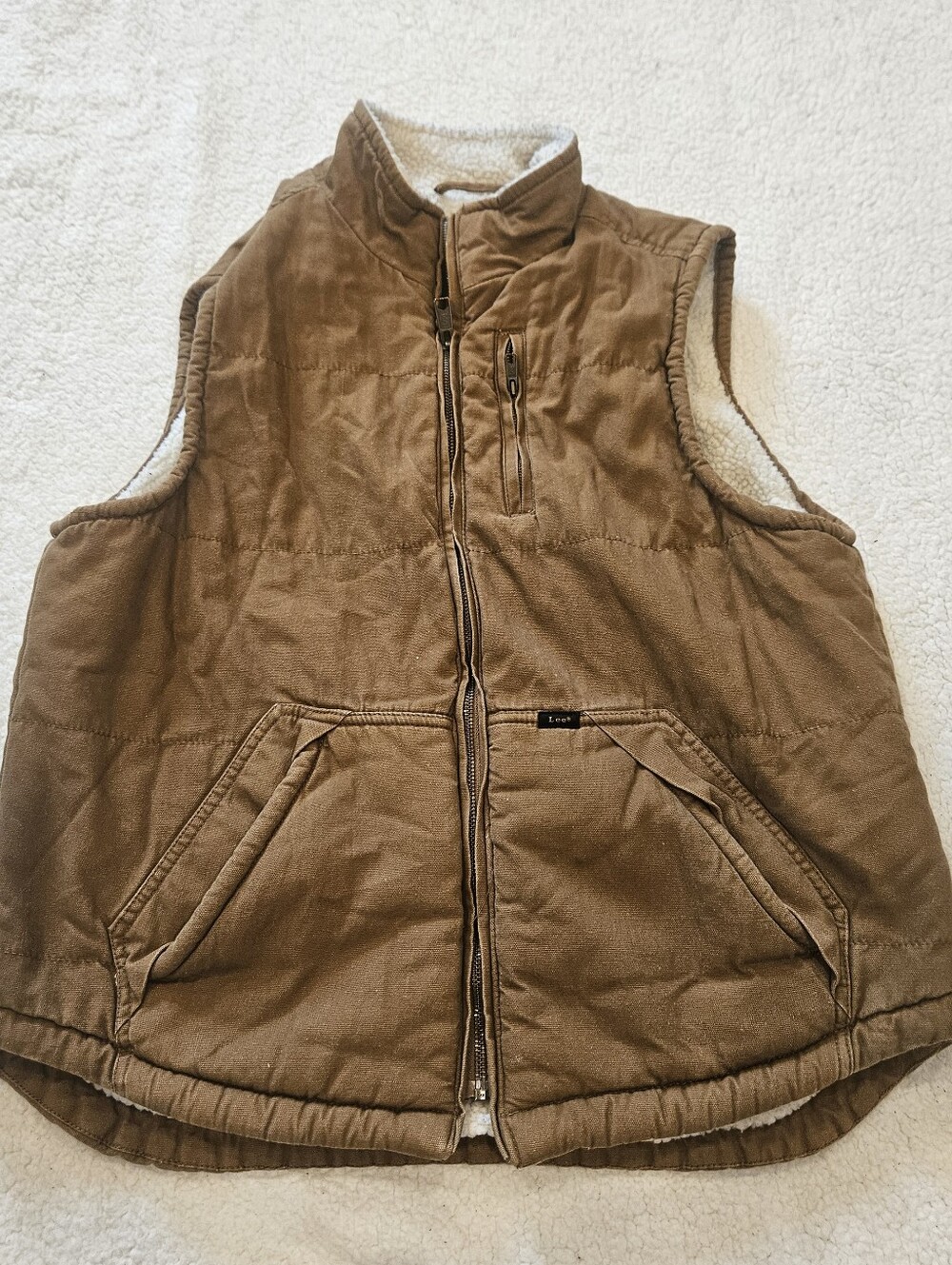 Lee Sherpa Vest Size M